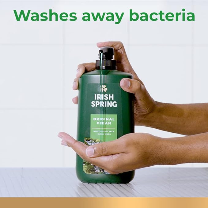 Irish Spring Original Clean Body Wash, 30 Oz Pump - Image 14