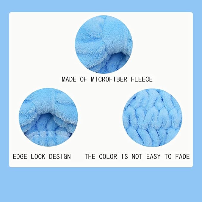 Chloven 7 Pcs Microfiber Bowtie Oversized Headbands Facial Makeup Headband - Image 4