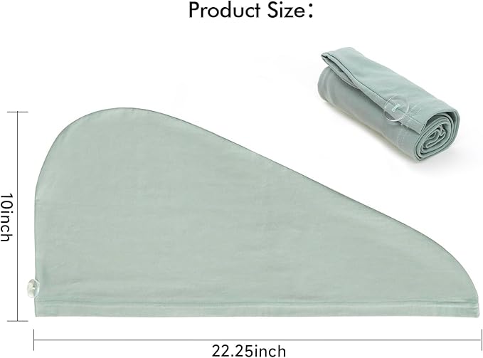 Tee Shirt Drying Wrap, Frizz Free, Soft & Lightweight&Flexible, Hair Drying - Image 3