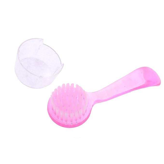 uxcell Plastic Grip Round Bristle Face Facial Cleaning Washing Brush Skin Care - Image 4