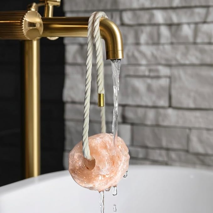 UMAID Himalayan Pink Salt Rock for Shower & Bath – Salt Buddy™ 2 lb Hanging - Image 4