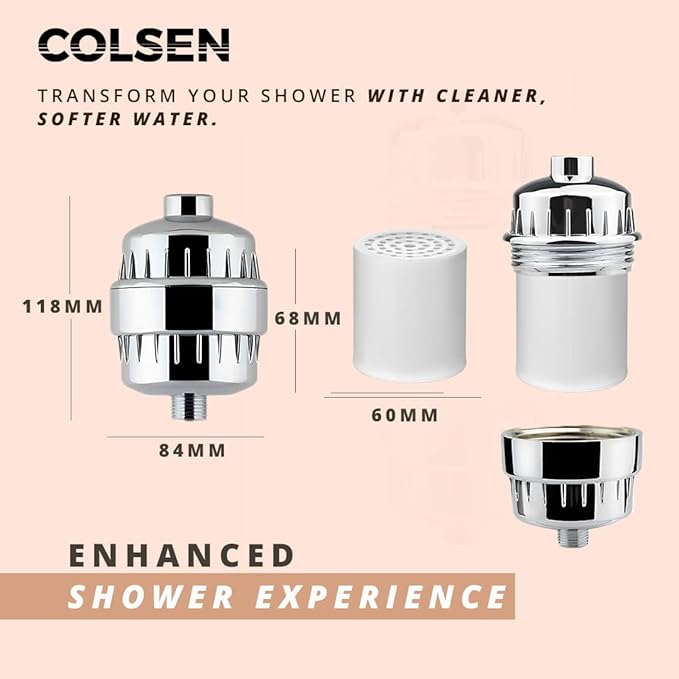 COLSEN Shower head Filter – Universal Bath Water softener - Image 2