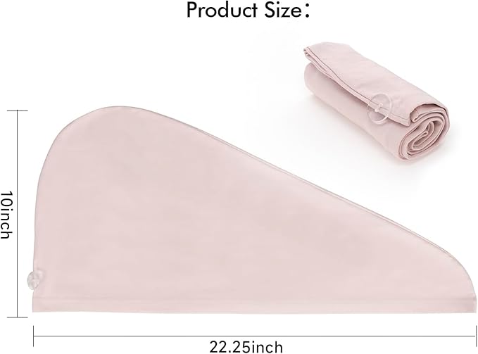 Tee Shirt Drying Wrap, Frizz Free, Soft & Lightweight&Flexible, Hair Drying - Image 3