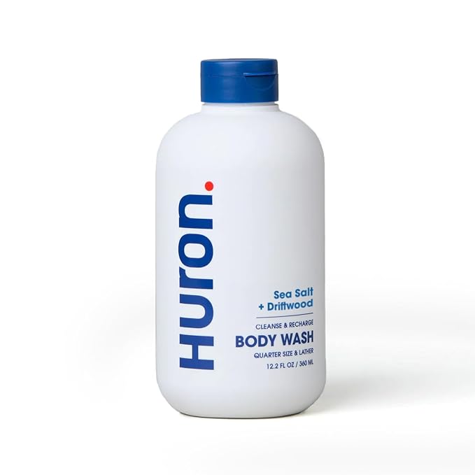 Huron Body Wash for Men and Women, Hydrating Daily Cleanser by Huron