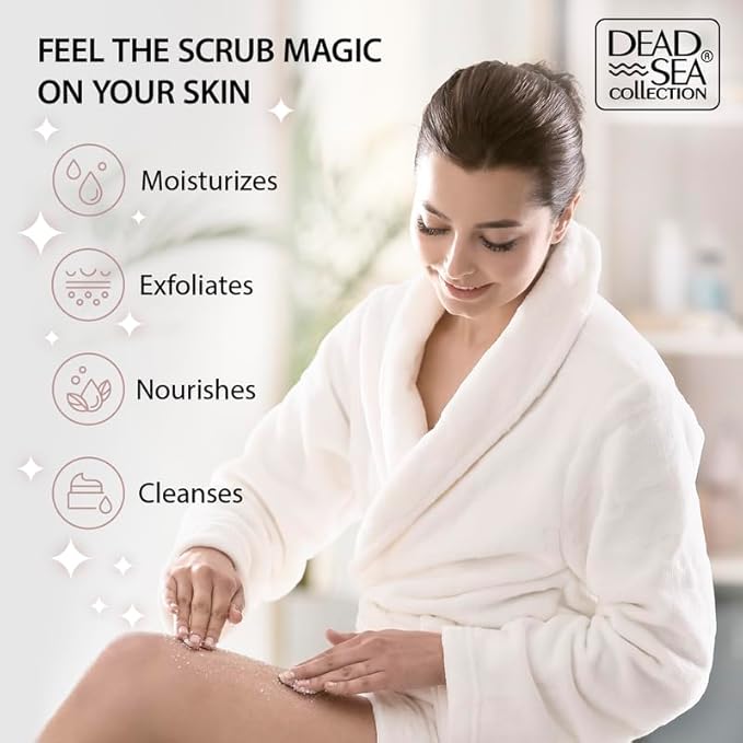 Dead Sea Collection Lavender Salt Scrub – Exfoliating Body Scrub - Image 3
