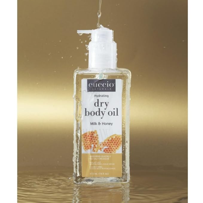 Cuccio Naturale Hydrating Dry Body Oil – Milk & Honey, Fast‑Absorbing - Image 4