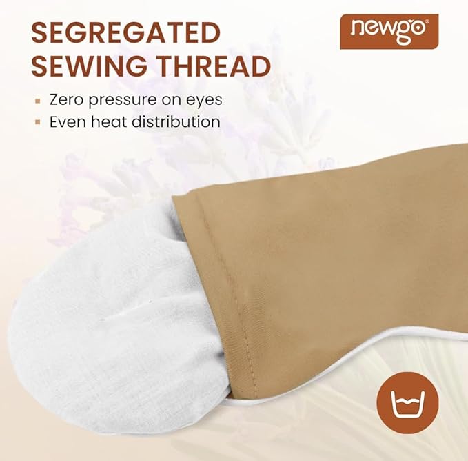 NEWGO Microwave Heated Eye Mask Soothing Relief - Image 3