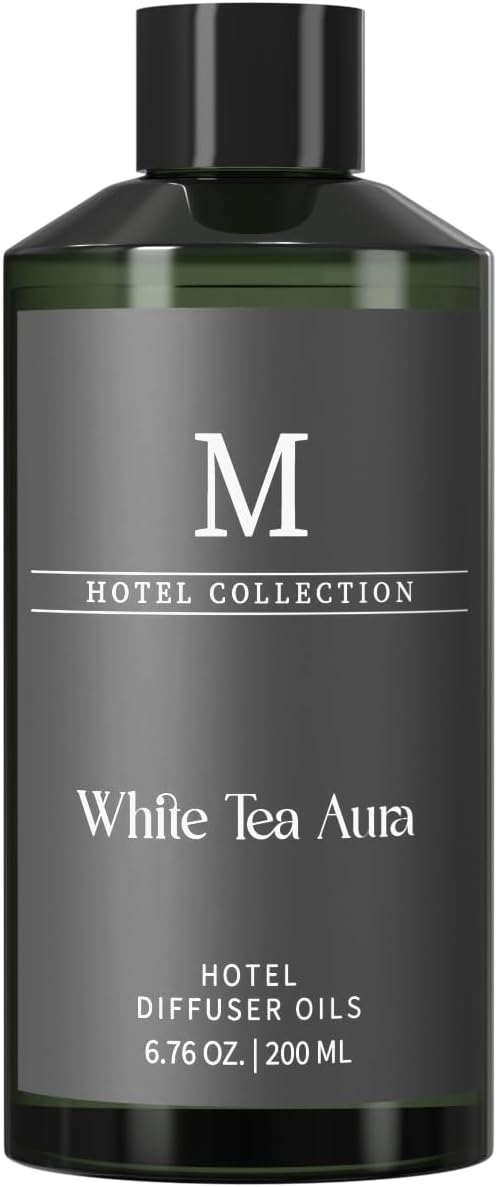 Hotel Collection Diffuser Oil-White Tea Aura, 6.76 Fl Oz, Home Luxury Aroma & by MISIJIEssentialOilsOverall