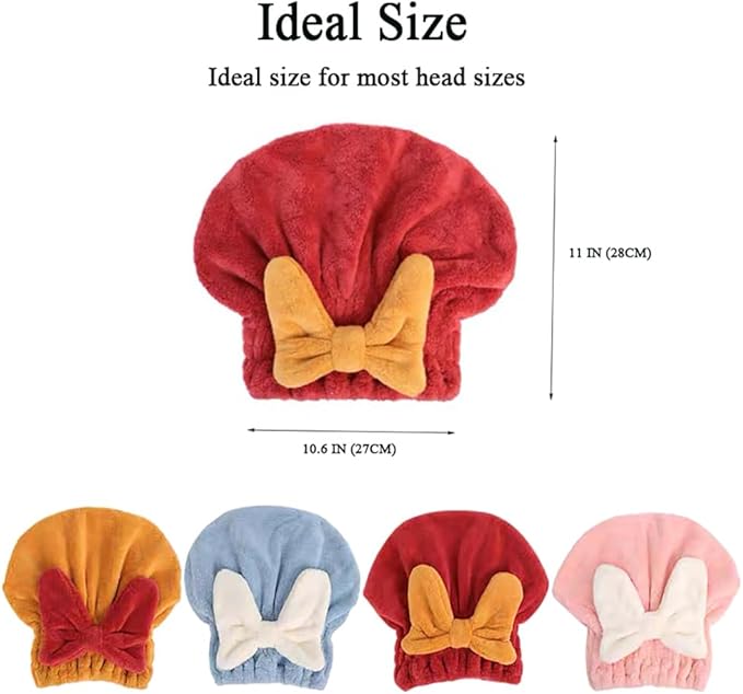 Microfiber Hair Towel Wrap for Women - Image 2