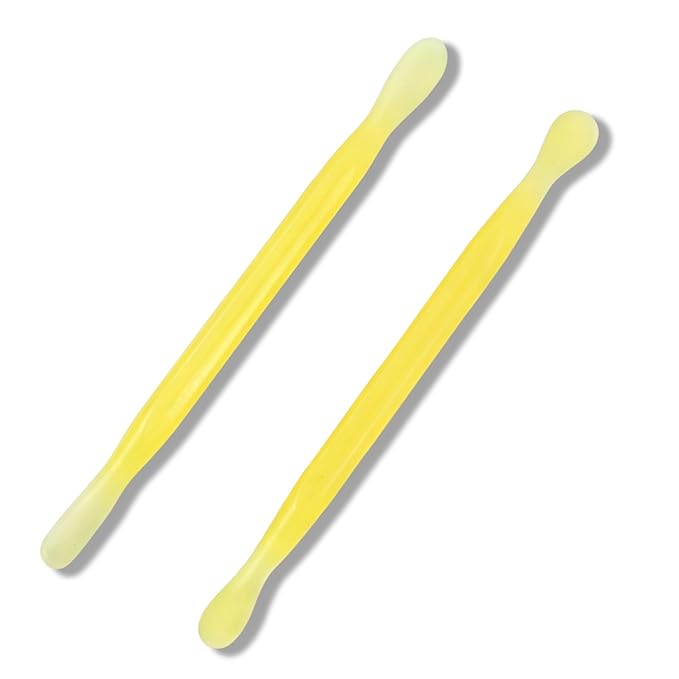 2Pcs Plastic Cuticle Pusher, Dual-end Dead Skin Nail Pusher, Gentle Plastic by HaimiLiyaHome