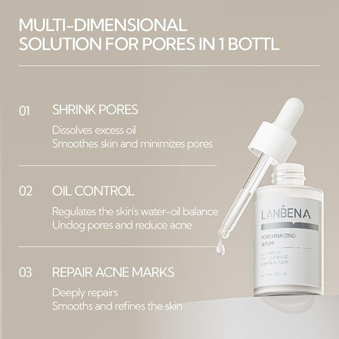 LANBENA Pore Minimizer for face, Skin Care, Pore Minimizer Treatment Serum 2.0 - Image 5
