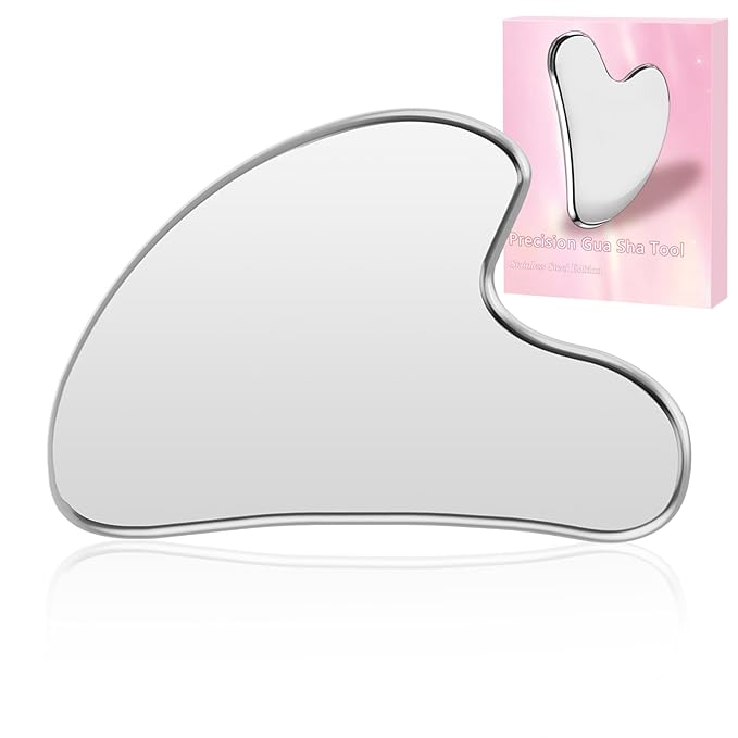Stainless Steel Gua Sha Facial Tool – Metal Guasha by YDAJIURI+%E3%85%A4