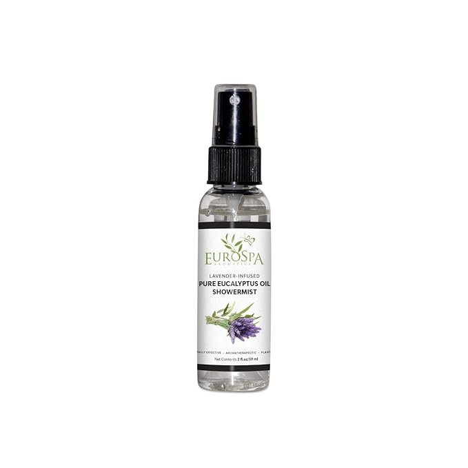 EuroSpa Aromatics Pure Eucalyptus Oil ShowerMist and Steam Room Spray, by EuroSpa+Aromatics