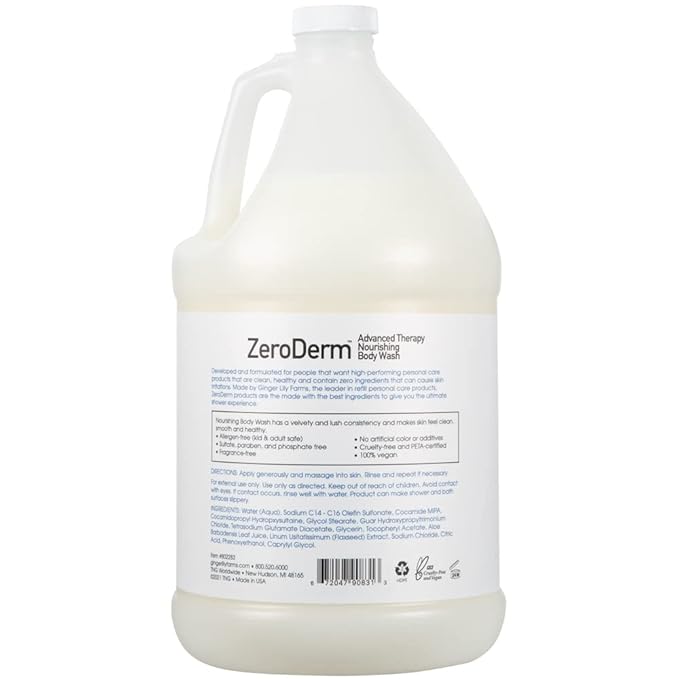 Ginger Lily Farms Botanicals ZeroDerm Advanced Therapy Nourishing Body Wash - Image 3