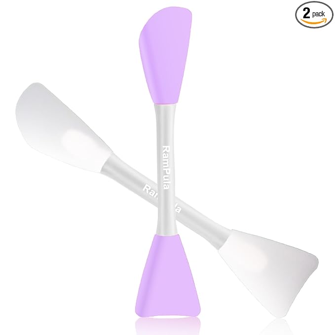 Rampula Jelly Brush For Face Mask, Silicone Facial Mud Mask Brush, Hairless by RamPula