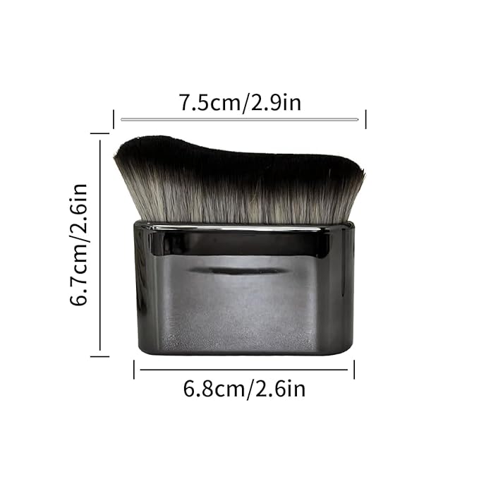 2PCS Body Tanning Brush Siren Makeup Brush ，Large Kabuki Foundation Body Makeup - Image 6