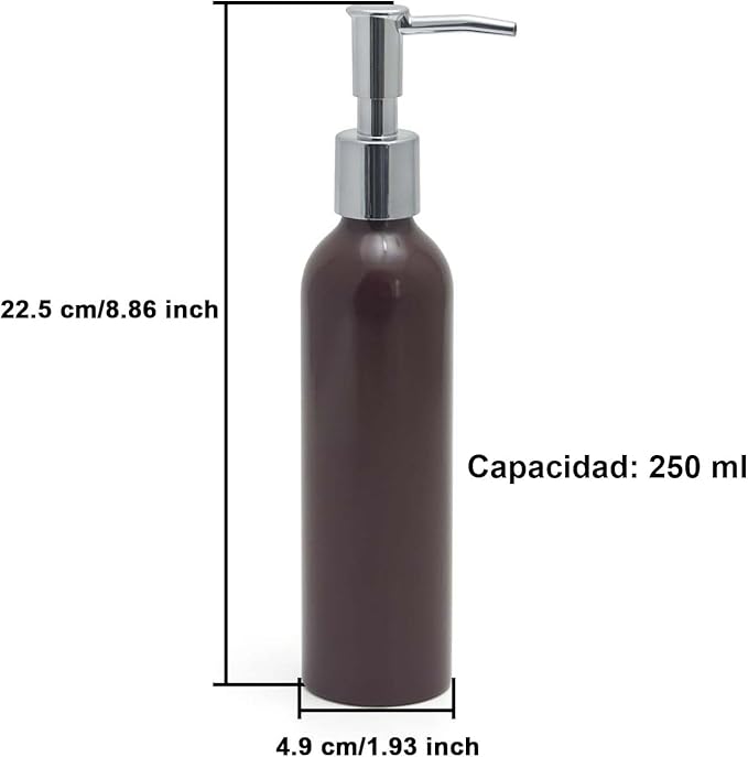 Elitzia Massage Oil Warmer Use Parts Pump Bottle 1 Pack 8.45oz/250ml Aluminium - Image 9