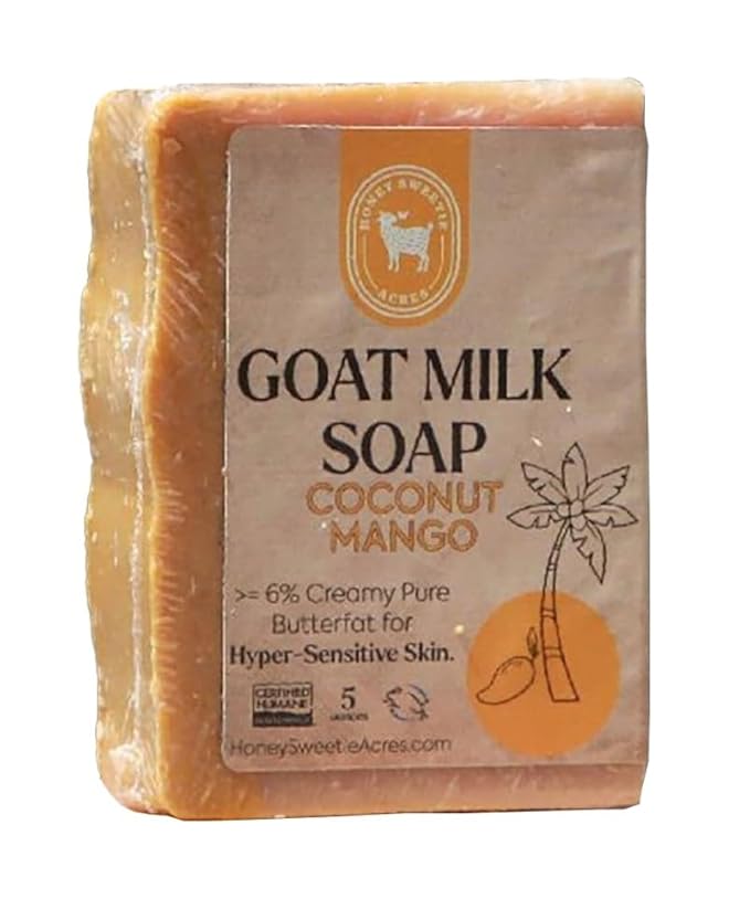 Honey Sweetie Acres Coco Mango Goat Milk Soap by HoneySweetieAcres