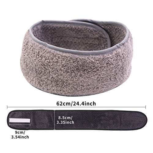 Simnice 6 Pieces Spa Facial Headbands Adjustable Head Wraps - Image 9