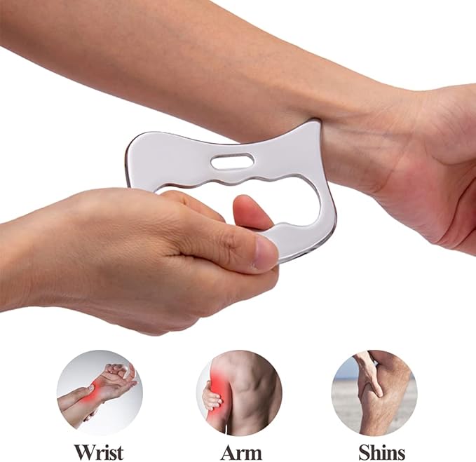 Stainless Steel Gua Sha Scraping Massage Tool-Muscle Scraper - Image 5