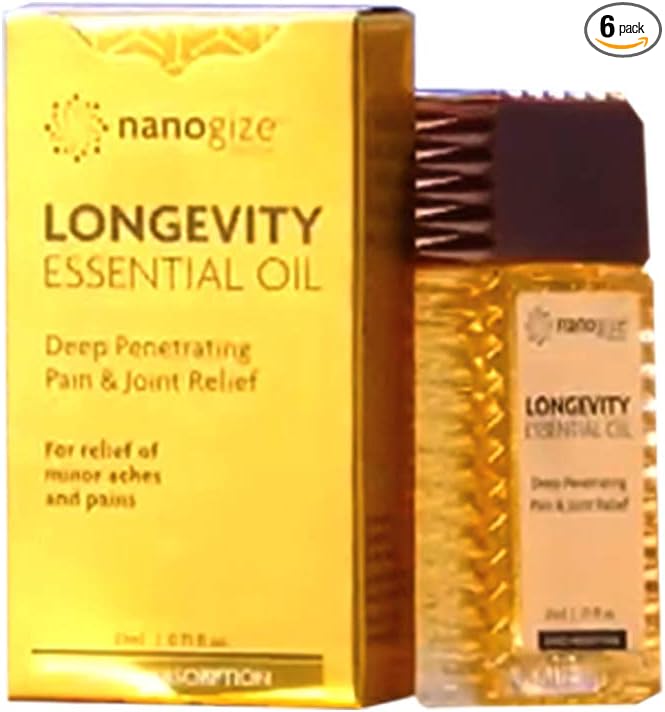 Longevity Essential Oil Deep Penetrating 21mL/0.71fl oz. by Nanogize+Health