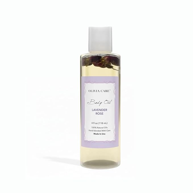 Olivia Care Body Oil Lavender Rose Vegan & Natural Perfume Oil by OLIVIACARE