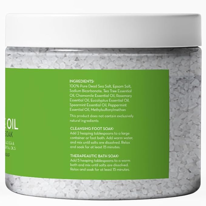 Pure Body Naturals Tea Tree Oil Foot & Bath Soak - Image 6