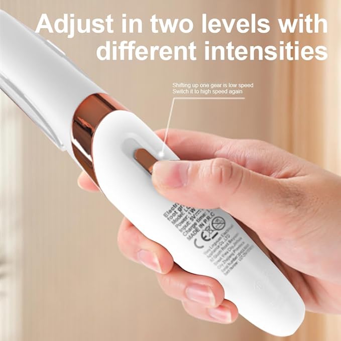 LQT® Electric Foot File – Rechargeable Callus Remover - Image 5