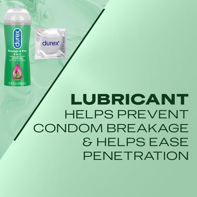 Durex Massage & Play 2 in 1 Lubricant, 6.76 oz., Soothing Touch - Image 5