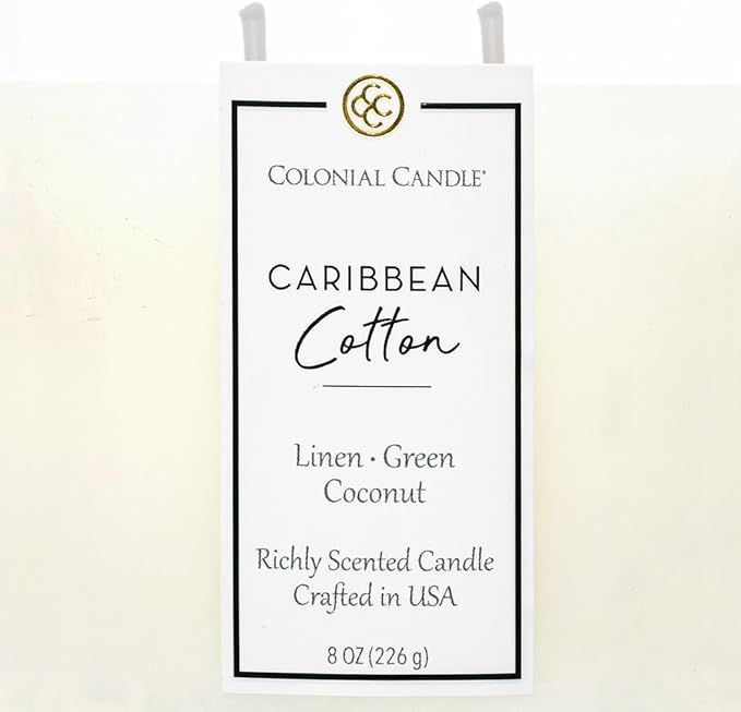 Colonial Candle Caribbean Cotton Scented Candle Jar, Highly Fragranced Candles - Image 5