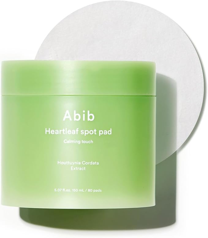 Abib Heartleaf Spot Pad Calming Touch 80pads 5.07 fl.oz. | Korean Acne Soothing by Abib