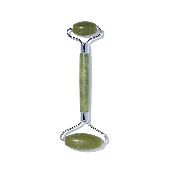 Revlon Jade Stone Face Roller, Dual-Sided Face Massager to Cool and De-Puff by RevlonConsumerProductsCorp