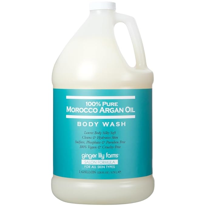 Ginger Lily Farms Salon Formula 100% Pure Morocco Argan Oil Body Wash - Image 2