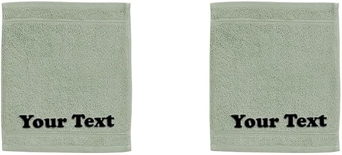 Personalize Your Towels with Custom Embroidery: Names, and Initials. Perfect by Ephesos