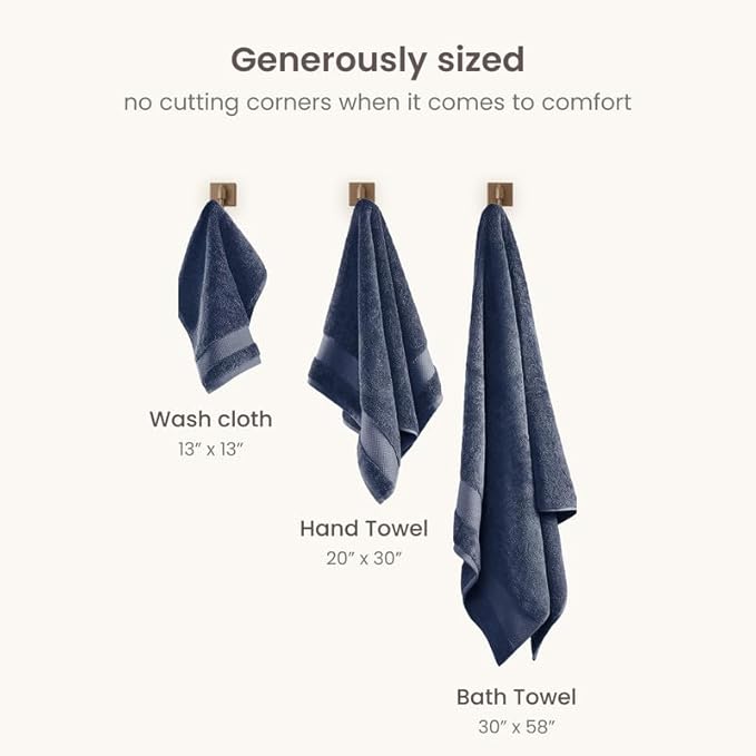 BIOWEAVES 100% Organic Cotton 700 GSM Luxury Wash Cloths GOTS Certified 13" x - Image 5