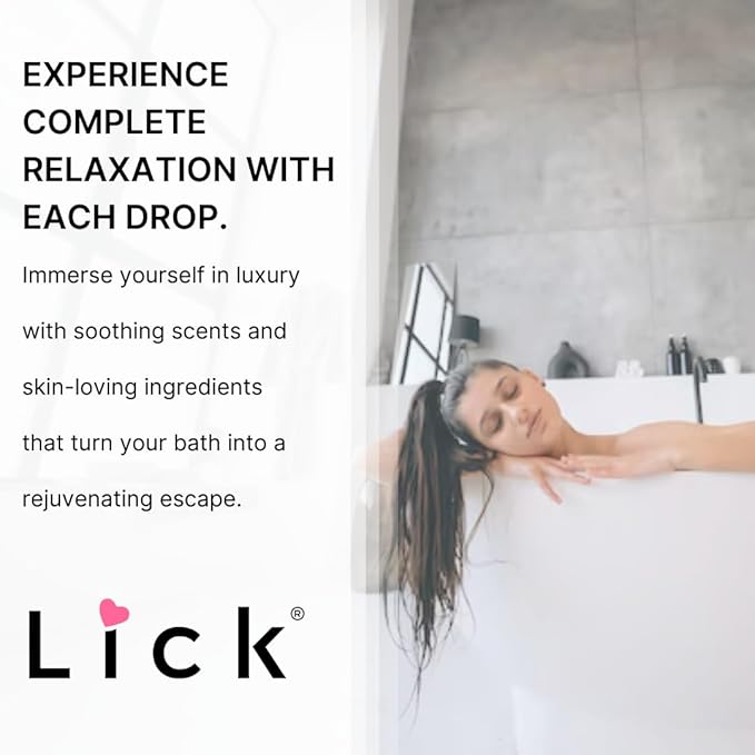 Lick Midnight Rose & Jasmine Aromatic Bath Oil - Image 6