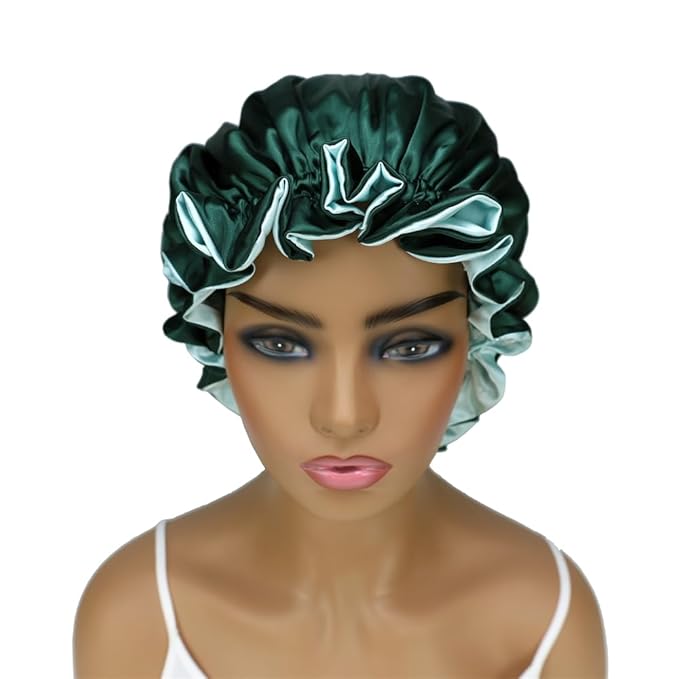 Adjustable Silk Satin Bonnet Hair Care Caps - Image 5