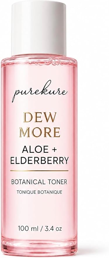 Aloe & Elderberry Facial Toner, Alcohol-Free, Hydrating Face Toner by Purekure