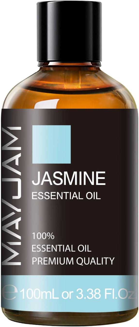 Jasmine Essential Oil with Glass Dropper, MAYJAM Pure Essential Oils - Image 2