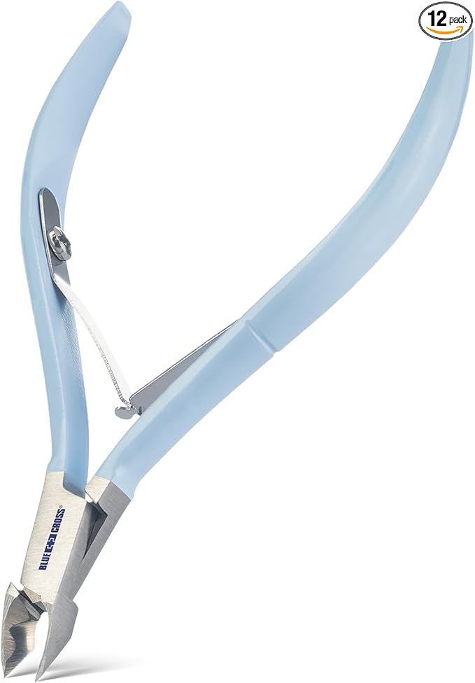 Blue Cross Cuticle Remover Nippers, Professional Nail Care Cutter & Trimmer by BlueCross