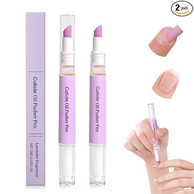 4-in-1 Cuticle Oil Pusher Pen, 2026 New Cuticle Pusher Oil Pen Nail Cuticle Pen by Unknown