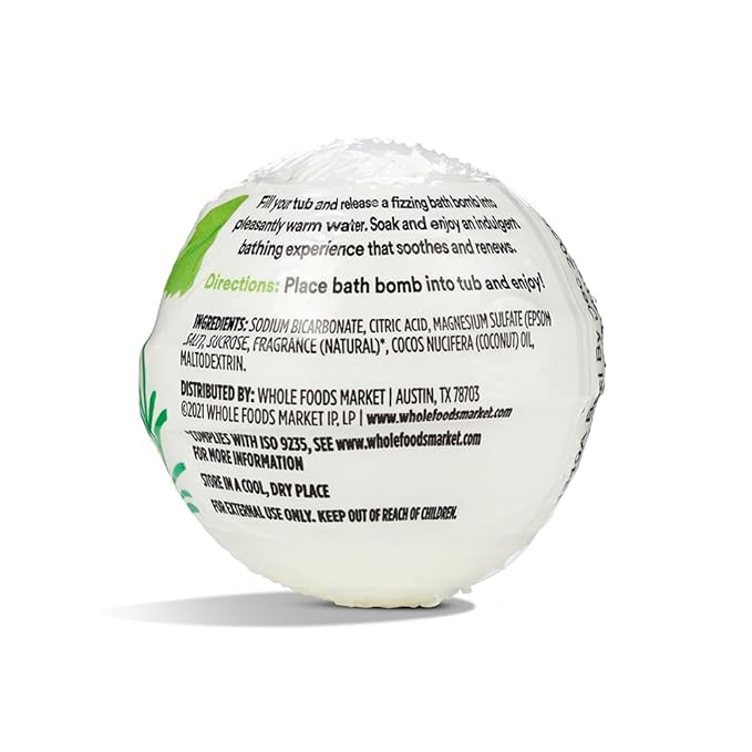 365 by Whole Foods Market, Fizzing Epsom Bomb, Muscle Soak, 2.8 oz - Image 2