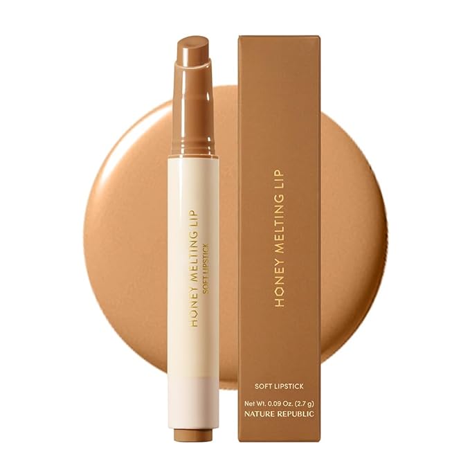 Nature Republic HONEY MELTING LIP SOFT LIP STICK Hydrating Gloss, Moisturizing by NATUREREPUBLIC