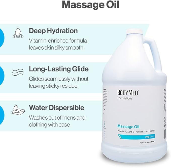 BodyMed Formulations Massage Oil, 5 gal. – Fragrance-Free, All-Natural Oil - Image 6