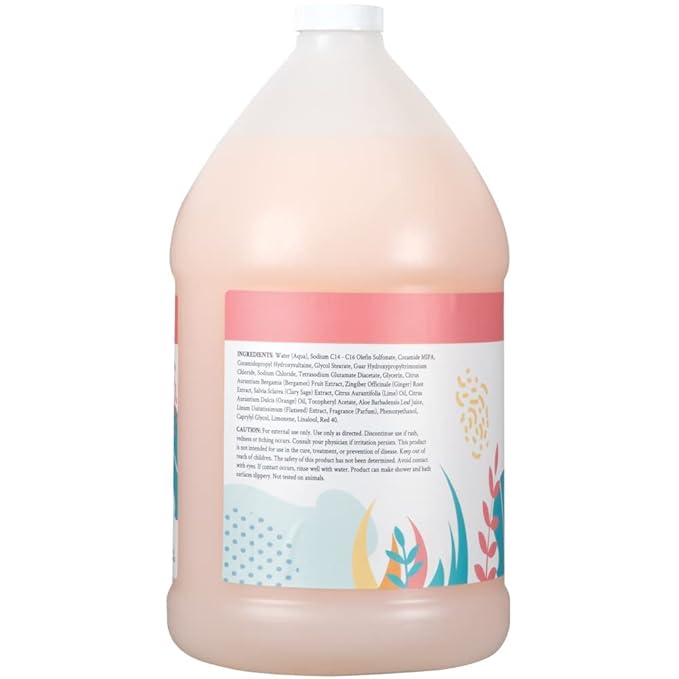 Ginger Lily Farms Botanicals Nourishing Body Wash, Champagne Mimosa, 100% Vegan - Image 3