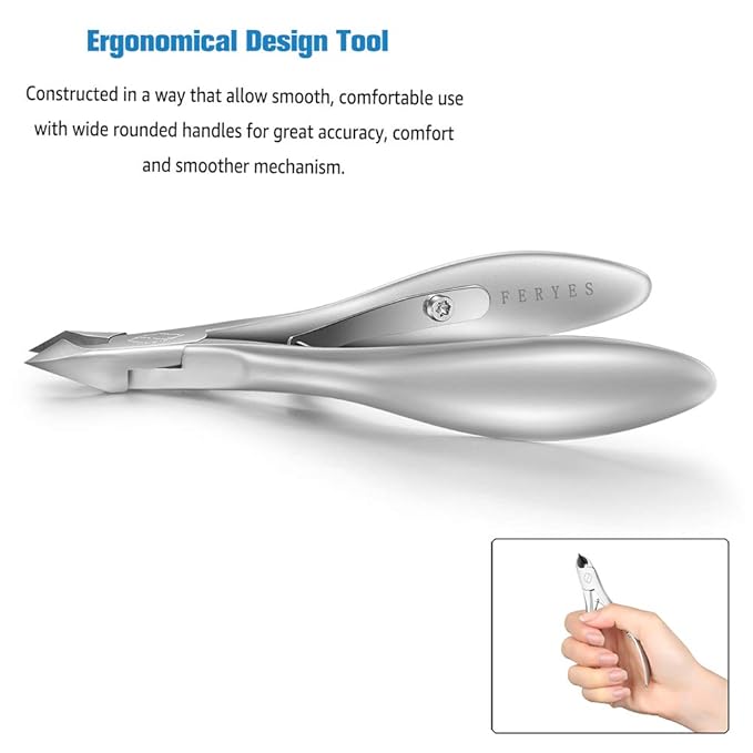 FERYES Cuticle Clippers 1/2 Jaw - Image 4