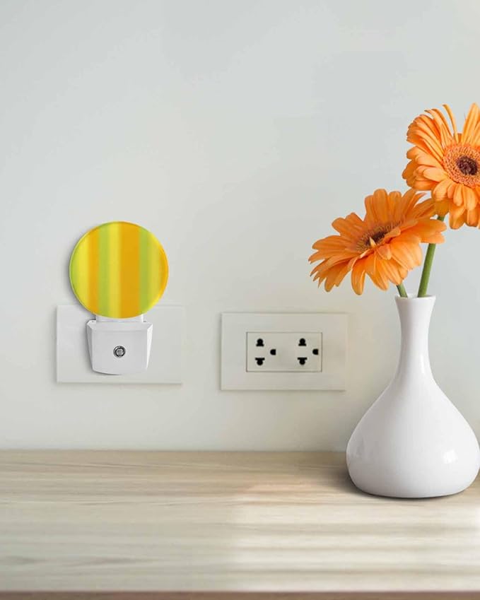 Night Lights Auto Sensor Green Yellow Orange Night Light Gradient Color Stripe - Image 4