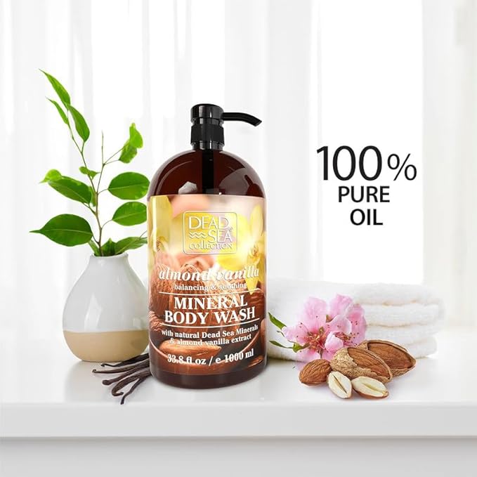 Dead Sea Collection Almond Vanilla Body Wash - Image 2