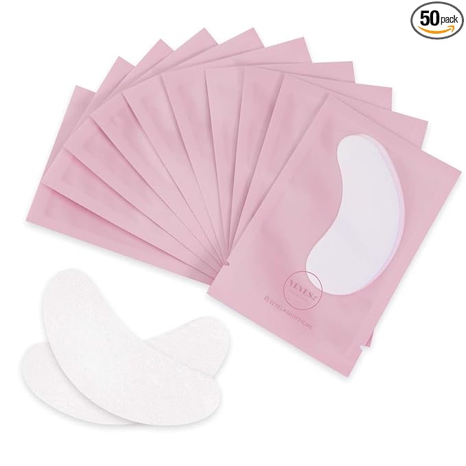 VEYES INC 50 Pairs 100% Natural Aloe Extract Under Eye Gel Pads Hydrogel Eye by VEYESINC