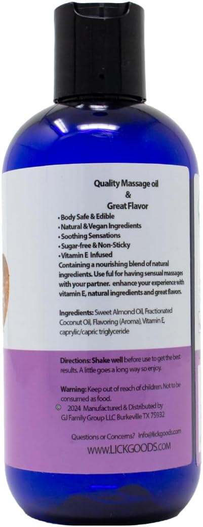 Lick Pineapple Passion Flavored Massage Oil – Sweet, Body Safe - Image 7